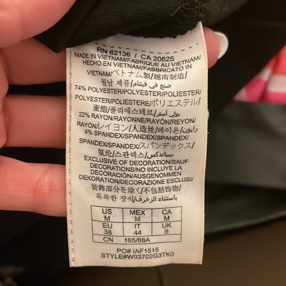 Black Dress with Vegan Leather Tie​​​​​​​​​​ - Picture 6 of 6